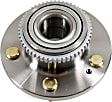 H512196 Rear, Driver or Passenger Side Wheel Hub, 5 Lugs, With Bearing, FWD, Supreme Series