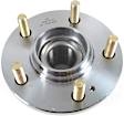 H512197 Rear, Driver or Passenger Side Wheel Hub, 5 Lugs, With Bearing, FWD, Supreme Series