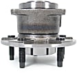 H512230 Rear, Driver or Passenger Side Wheel Hub, 5 Lugs, With Bearing,, Supreme Series