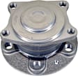 H512233 Rear, Driver or Passenger Side Wheel Hub, 5 Lugs, With Bearing, Supreme Series