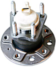 H512238 Rear, Driver or Passenger Side Wheel Hub, 5 Lugs, With Bearing, Supreme Series