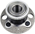 H512258 Rear, Driver or Passenger Side Wheel Hub, 4 Lugs, With Bearing, Supreme Series