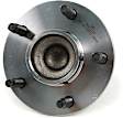 H512287 Rear, Driver or Passenger Side Wheel Hub, 5 Lugs, With Bearing, FWD, Supreme Series