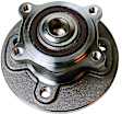 H512304 Rear, Driver or Passenger Side Wheel Hub, 4 Lugs, With Bearing, 1.6L, 4Cyl, Supreme Series