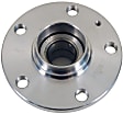 H512319 Rear, Driver or Passenger Side Wheel Hub, 5 Lugs, With Bearing, Supreme Series