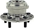 H512345 Rear, Driver or Passenger Side Wheel Hub, 5 Lugs, With Bearing, Supreme Series