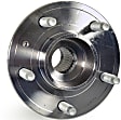 H512358 Rear, Driver or Passenger Side Wheel Hub, 5 Lugs, With Bearing, Supreme Series