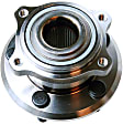 H512369 Rear, Driver or Passenger Side Wheel Hub, 5 Lugs, With Bearing, Supreme Series