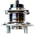 H512370 Rear, Driver or Passenger Side Wheel Hub, 4 Lugs, With Bearing, 1.5L, 4Cyl, Supreme Series