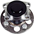 H512371 Rear, Driver or Passenger Side Wheel Hub, 4 Lugs, With Bearing, 1.5L, 4Cyl, Supreme Series