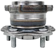 H512375 Rear, Driver or Passenger Side Wheel Hub, 5 Lugs, With Bearing, AWD, 3.5L, 6Cyl, Supreme Series