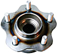 H512379 Rear, Driver or Passenger Side Wheel Hub, 5 Lugs, With Bearing, Supreme Series