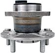 H512394 Rear, Driver or Passenger Side Wheel Hub, 5 Lugs, With Bearing, Supreme Series
