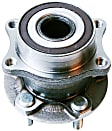 H512401 Rear, Driver or Passenger Side Wheel Hub, 5 Lugs, With Bearing, Supreme Series