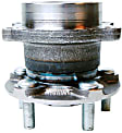 H512401 Rear, Driver or Passenger Side Wheel Hub, 5 Lugs, With Bearing, Supreme Series