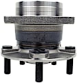 H512402 Rear, Driver or Passenger Side Wheel Hub, 5 Lugs, With Bearing, Supreme Series