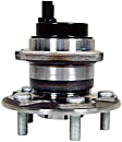 H512403 Rear, Driver or Passenger Side Wheel Hub, 5 Lugs, With Bearing, Supreme Series