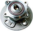 H512427 Rear, Driver or Passenger Side Wheel Hub, 4 Lugs, With Bearing, Supreme Series