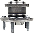 H512438 Rear, Driver or Passenger Side Wheel Hub, 5 Lugs, With Bearing, Supreme Series