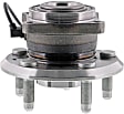 H512440 Rear, Driver or Passenger Side Wheel Hub, 5 Lugs, With Bearing, Supreme Series