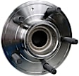 H512447 Rear, Driver or Passenger Side Wheel Hub, 5 Lugs, With Bearing, Supreme Series