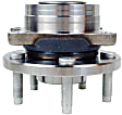 H512460 Front or Rear, Driver or Passenger Side Wheel Hub, 5 Lugs, With Bearing, Supreme Series