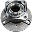H512473 Rear, Driver or Passenger Side Wheel Hub, 3 Lugs, With Bearing, Supreme Series