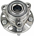H513017K Front, Driver or Passenger Side Wheel Hub, 5 Lugs, With Bearing, FWD, Supreme Series