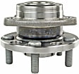H513017K Front, Driver or Passenger Side Wheel Hub, 5 Lugs, With Bearing, FWD, Supreme Series