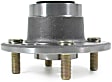H513033 Rear, Driver or Passenger Side Wheel Hub, 4 Lugs, With Bearing, Supreme Series