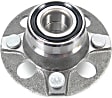 H513035 Rear, Driver or Passenger Side Wheel Hub, 4 Lugs, With Bearing, FWD, Supreme Series