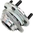 H513061 Front, Driver or Passenger Side Wheel Hub, 5 Lugs, With Bearing, Supreme Series