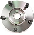 H513074 Front, Driver or Passenger Side Wheel Hub, 5 Lugs, With Bearing, Supreme Series