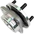 H513075 Front, Driver or Passenger Side Wheel Hub, 5 Lugs, With Bearing, Supreme Series