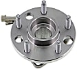 H513087 Front, Driver or Passenger Side Wheel Hub, 5 Lugs, With Bearing, FWD, Supreme Series