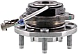 H513087 Front, Driver or Passenger Side Wheel Hub, 5 Lugs, With Bearing, FWD, Supreme Series