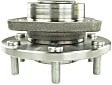 H513124 Front, Driver or Passenger Side Wheel Hub, 5 Lugs, With Bearing, Supreme Series