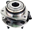 H513124 Front, Driver or Passenger Side Wheel Hub, 5 Lugs, With Bearing, Supreme Series