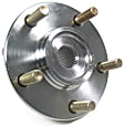 H513157 Front, Driver or Passenger Side Wheel Hub, 5 Lugs, With Bearing, Supreme Series