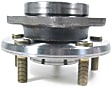 H513157 Front, Driver or Passenger Side Wheel Hub, 5 Lugs, With Bearing, Supreme Series