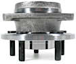 H513158 Front, Driver or Passenger Side Wheel Hub, 5 Lugs, With Bearing, Supreme Series