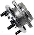 H513158 Front, Driver or Passenger Side Wheel Hub, 5 Lugs, With Bearing, Supreme Series