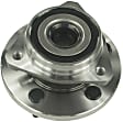 H513159 Front, Driver or Passenger Side Wheel Hub, 5 Lugs, With Bearing, Supreme Series