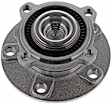 H513173 Front, Driver or Passenger Side Wheel Hub, 5 Lugs, With Bearing, Supreme Series