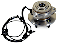 H513176 Front, Driver Side Wheel Hub, 5 Lugs, With Bearing, Supreme Series