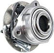 H513189 Front, Driver or Passenger Side Wheel Hub, 5 Lugs, With Bearing, Supreme Series