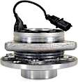 H513191 Front, Driver or Passenger Side Wheel Hub, 5 Lugs, With Bearing, Supreme Series