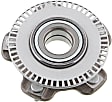 H513193 Front, Driver or Passenger Side Wheel Hub, 5 Lugs, With Bearing, Supreme Series