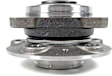 H513194 Front, Driver or Passenger Side Wheel Hub, 5 Lugs, With Bearing, Supreme Series