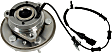 H513233 Front, Passenger Side Wheel Hub, 5 Lugs, With Bearing, FWD, Supreme Series